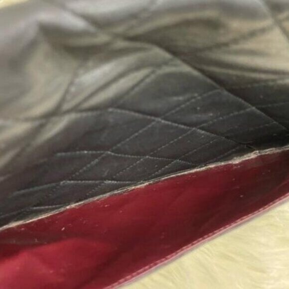 Authentic CHANEL CC Paris Limited Double Flap Bag Lambskin Matelasse Chain Black - Picture 14 of 14